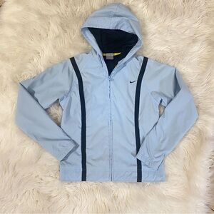 Nike | vintage baby blue nylon jacket